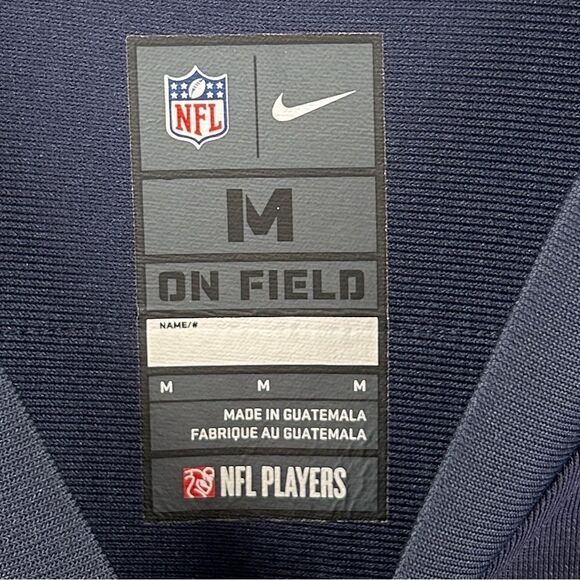 Kyle Long Chicago Bears Nike NFL On Field #75 Navy Blue Game Jersey Size Medium - Picture 4 of 14